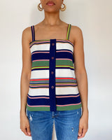 Upcycled Striped Tank (Large/XL)