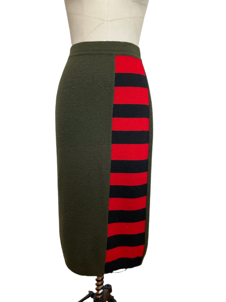 Vintage Striped Skirt (Medium)