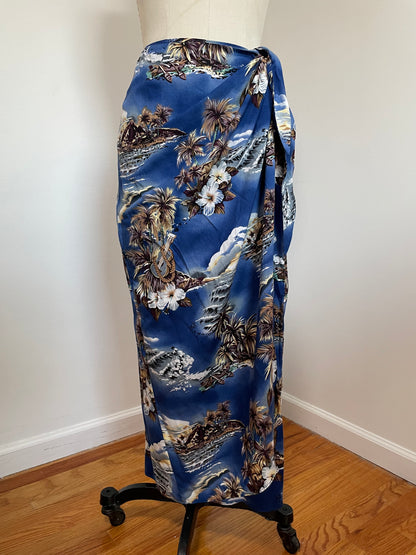 Hilo Hatties Hawaiian Wrap Skirt (Large)