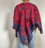 Bold Paisley Scarf Top (Large-2X)
