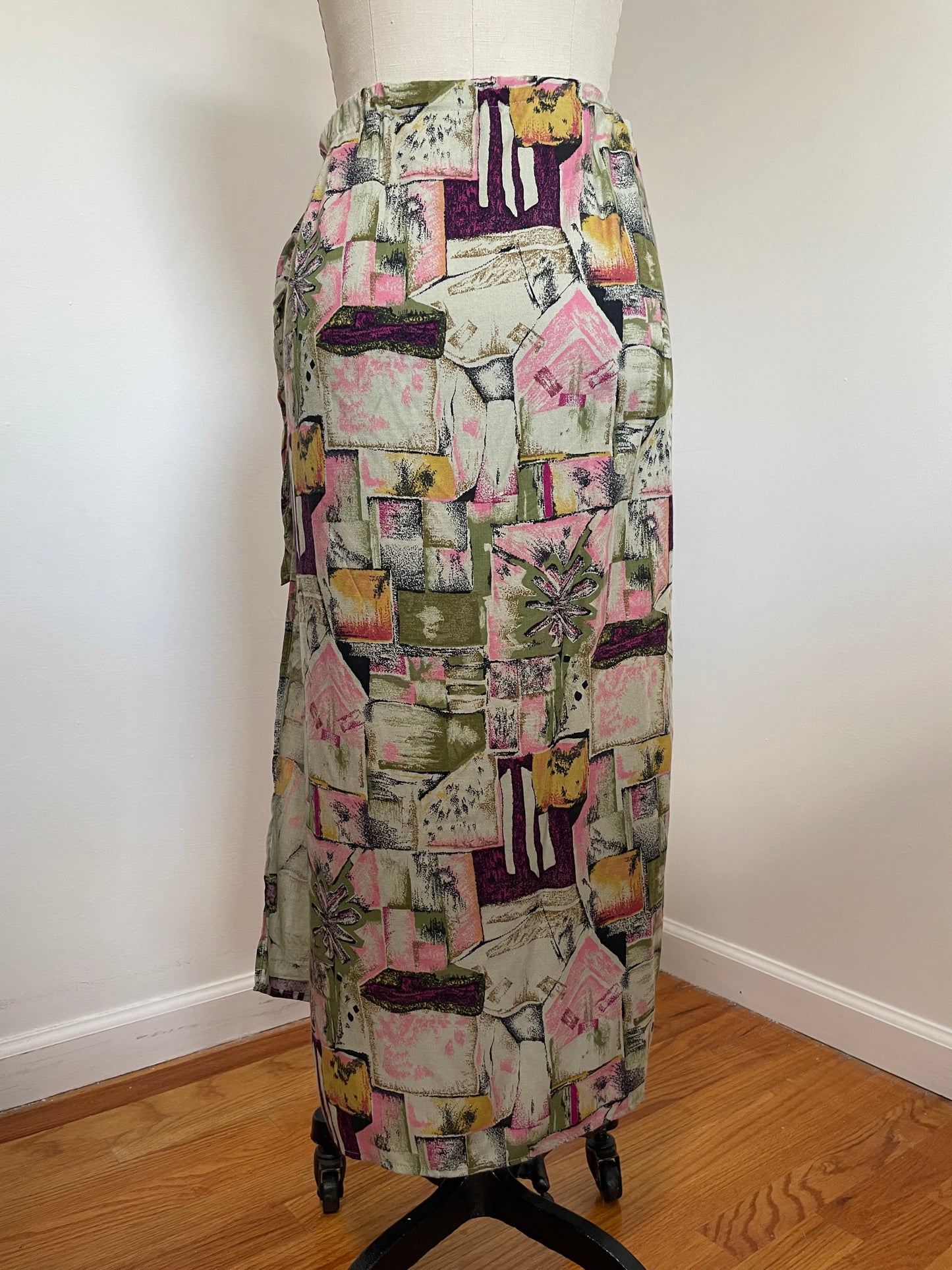 Abstract Wrap Skirt (Medium)