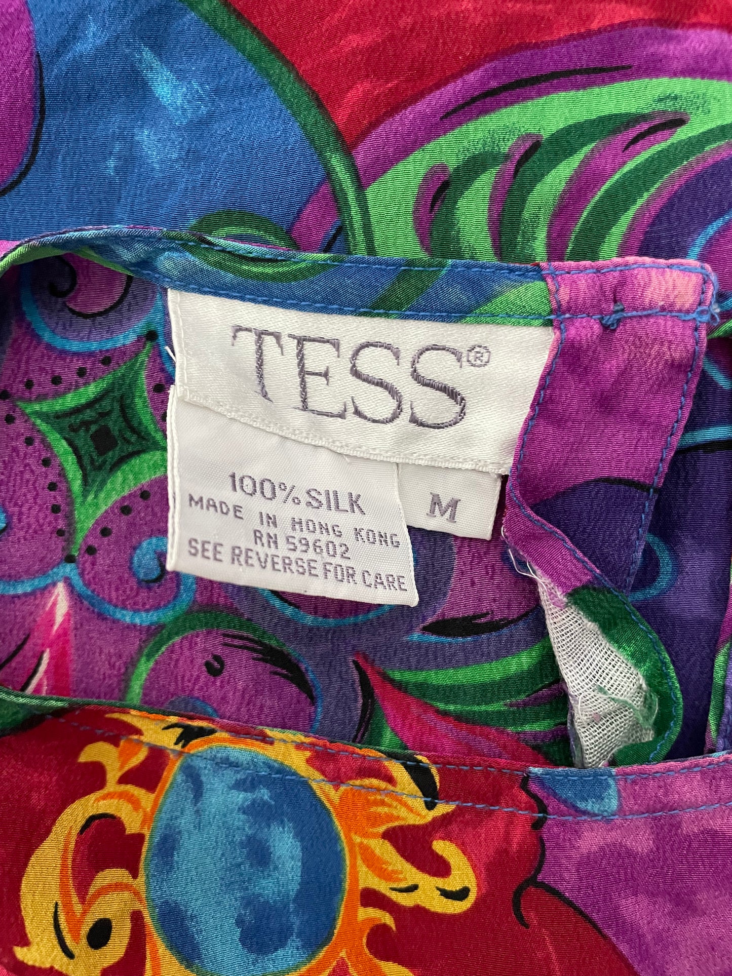 80 Silk Tess Top (Medium)