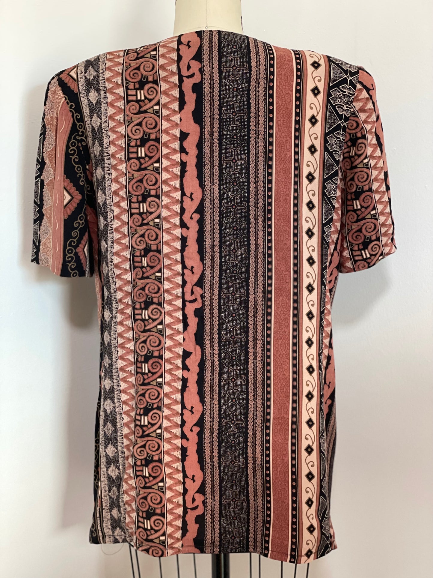 80s 90s Tribal Blouse