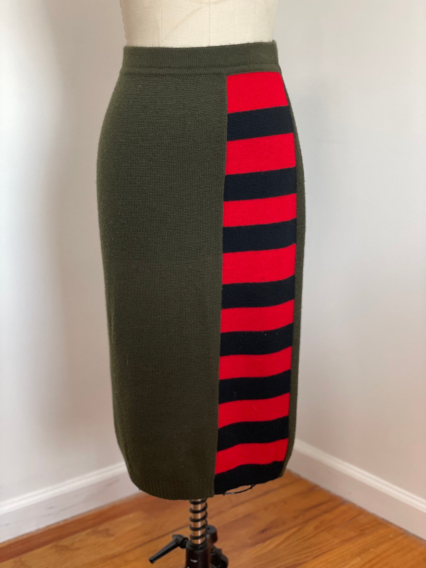 Vintage Striped Skirt (Medium)