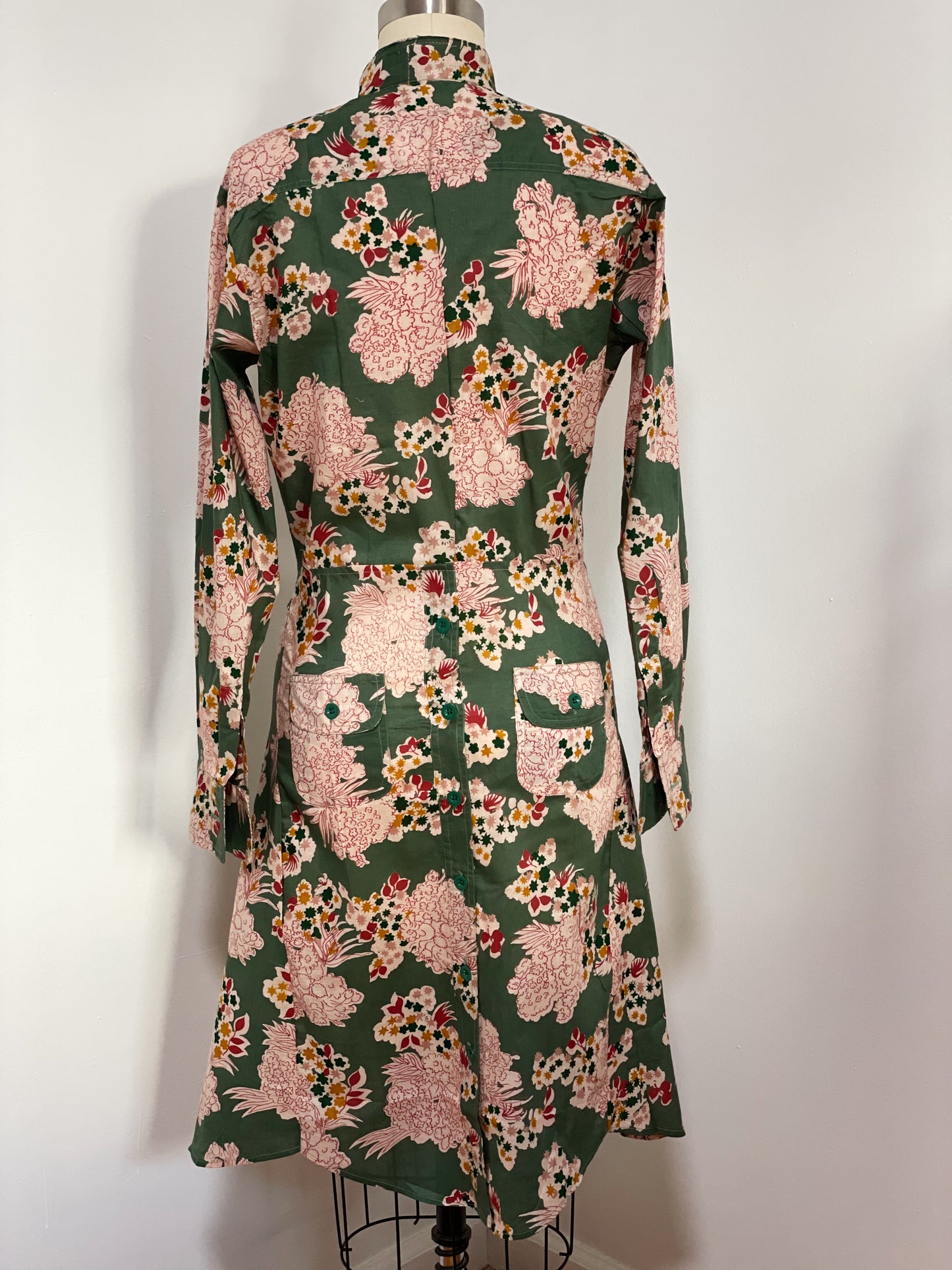 Floral Shirt Dress (Medium)