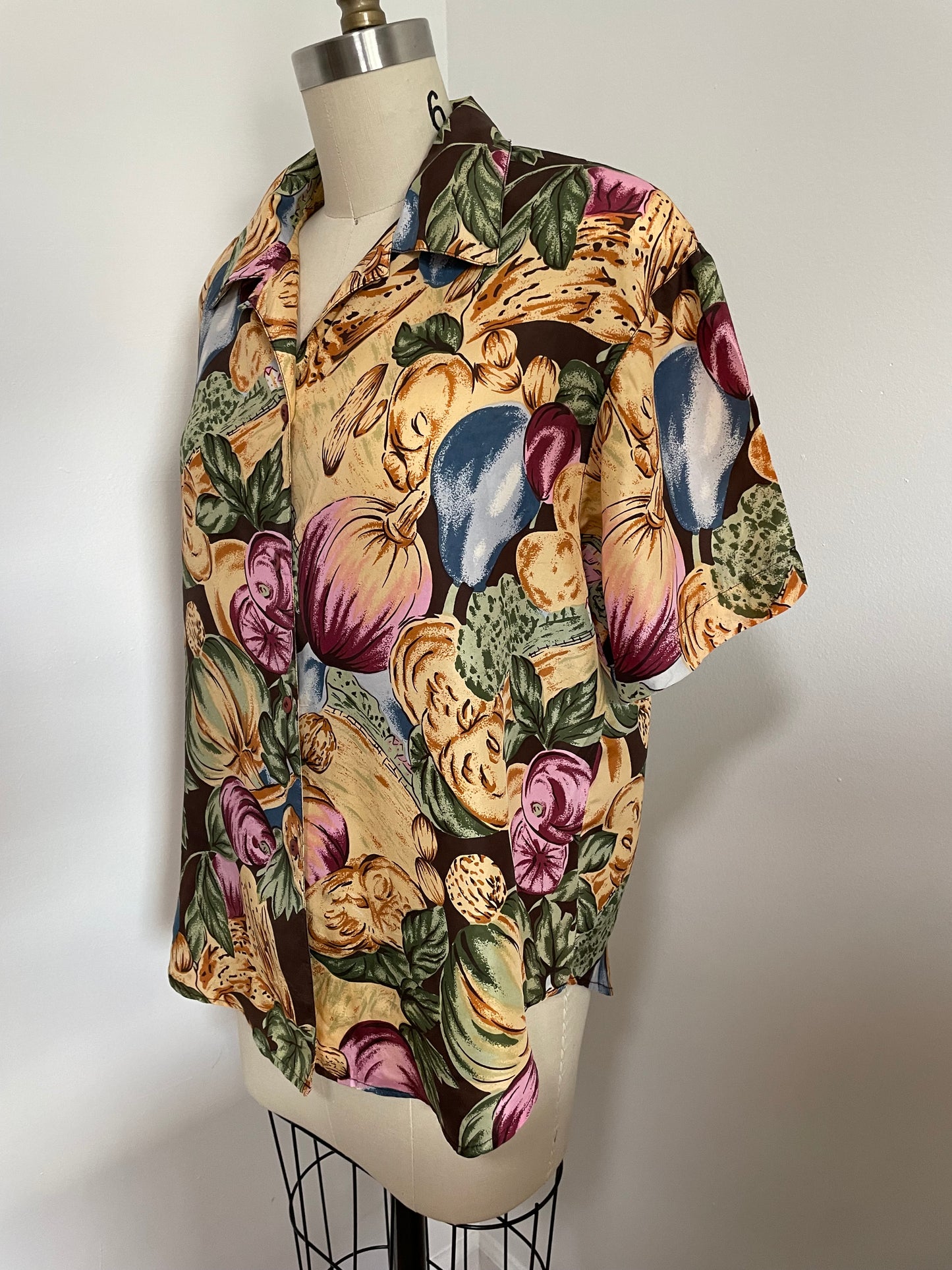 90s Notations Floral Blouse (Small)