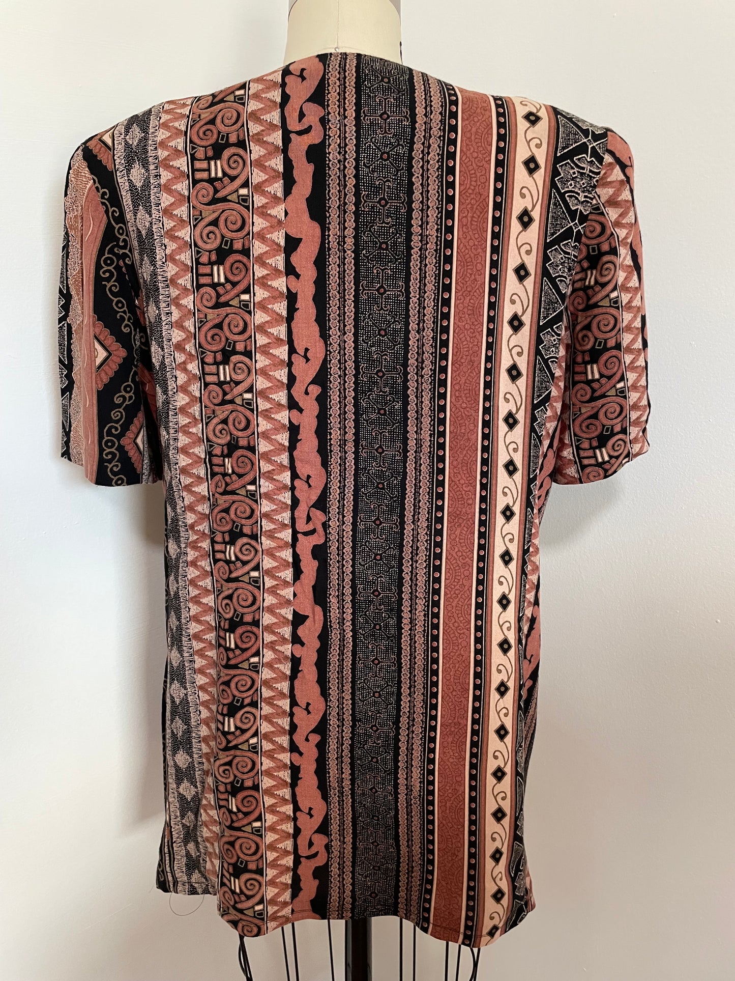 80s 90s Tribal Blouse