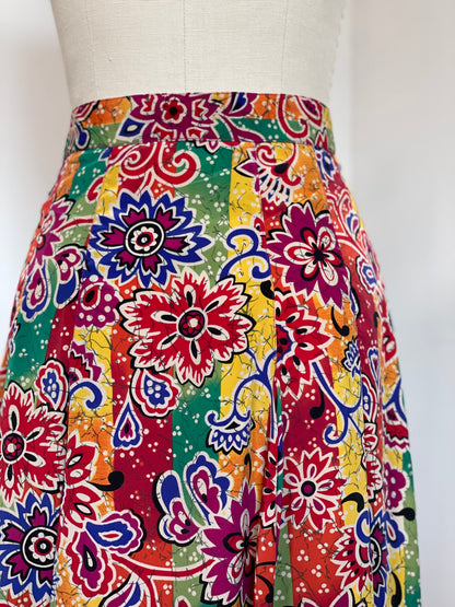 90s Condor Floral Skirt (Size 8)