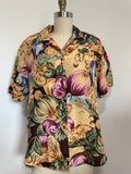 90s Notations Floral Blouse (Small)