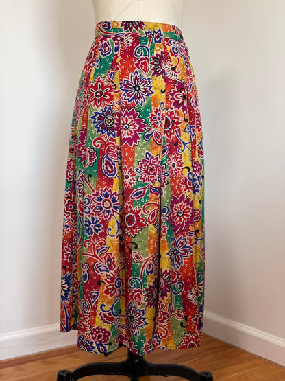 90s Condor Floral Skirt (Size 8)