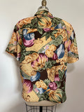 90s Notations Floral Blouse (Small)
