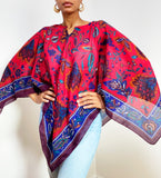 Bold Paisley Scarf Top (Large-2X)