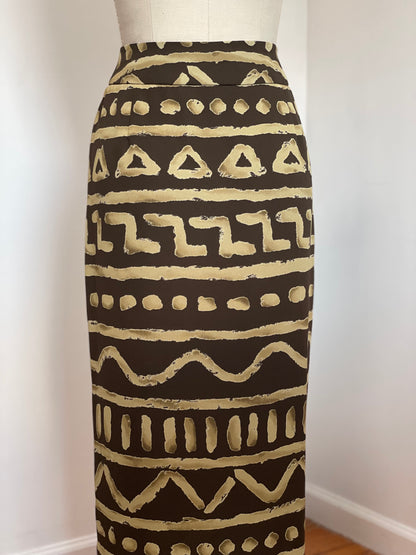 Liz Claiborne Tribal Skirt (Size 4)