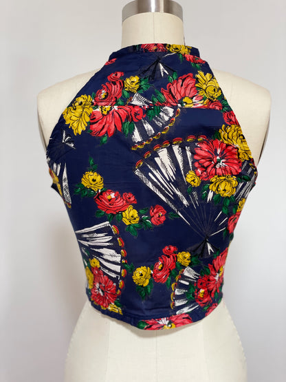 Floral Tie Crop (Large)