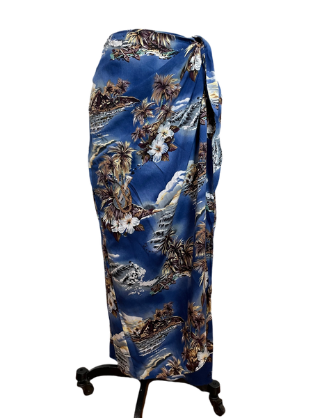 Hilo Hatties Hawaiian Wrap Skirt (Large)
