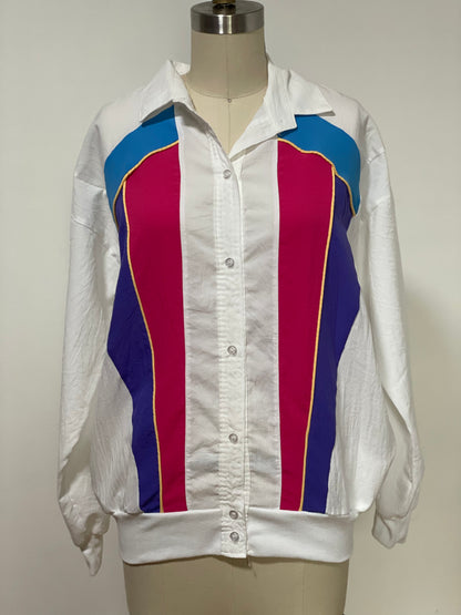 80s Cortiva Sporty Blouse (Medium)