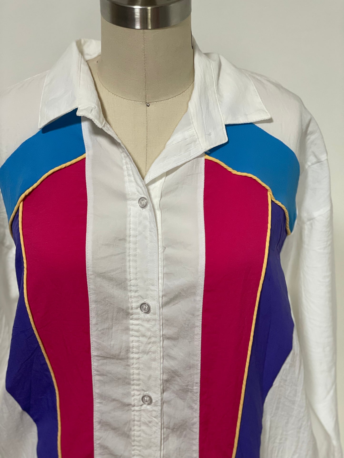 80s Cortiva Sporty Blouse (Medium)