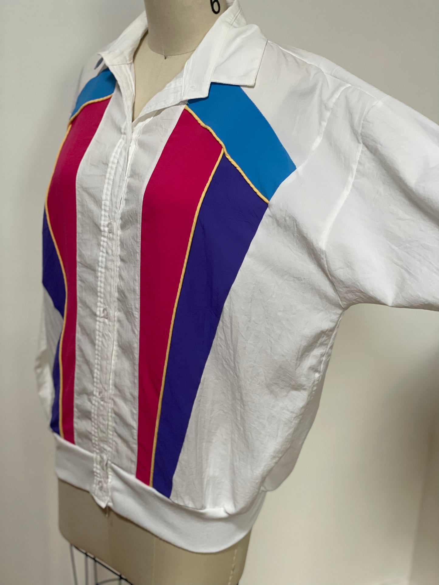 80s Cortiva Sporty Blouse (Medium)