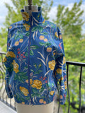 Southern Stitches Floral Zip Up Jacket (Medium/Large)