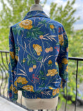 Southern Stitches Floral Zip Up Jacket (Medium/Large)