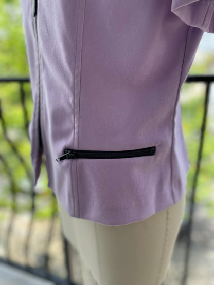 Positive Attitude Lavender Zip Jacket (Size 10)