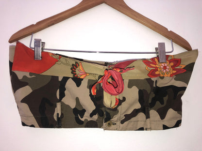 Camo Floral Bandeau 2 Piece Set (M)