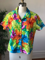 Panhandle Slim Bright Floral Top (Large)