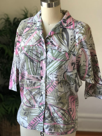 Cabrais Abstract Blouse (Medium)