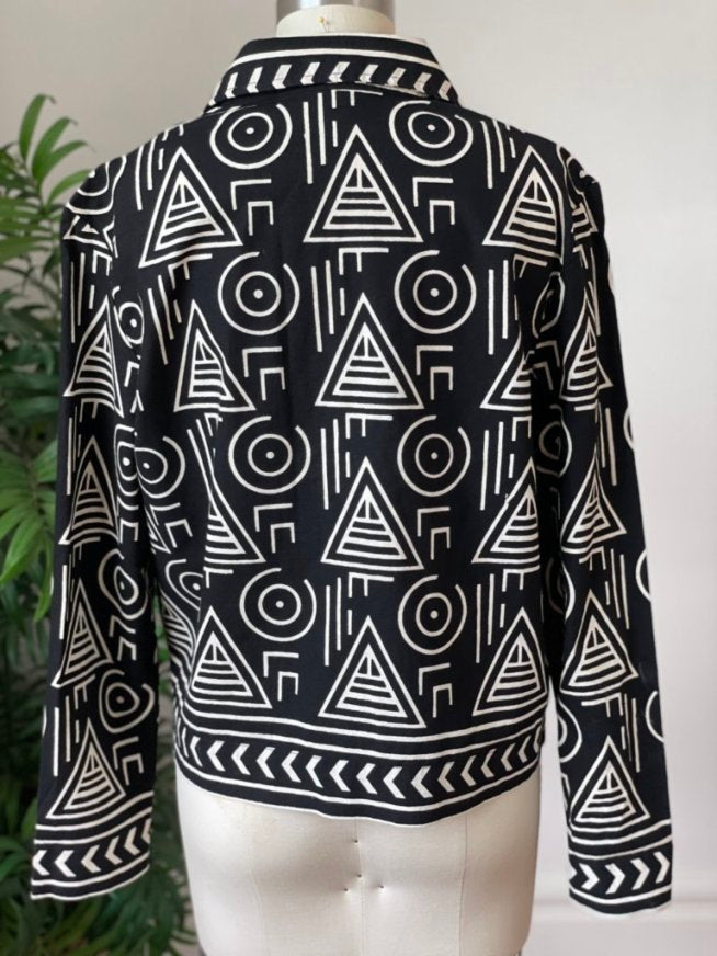 90s Chico's Tribal Jacket (Small/Medium)