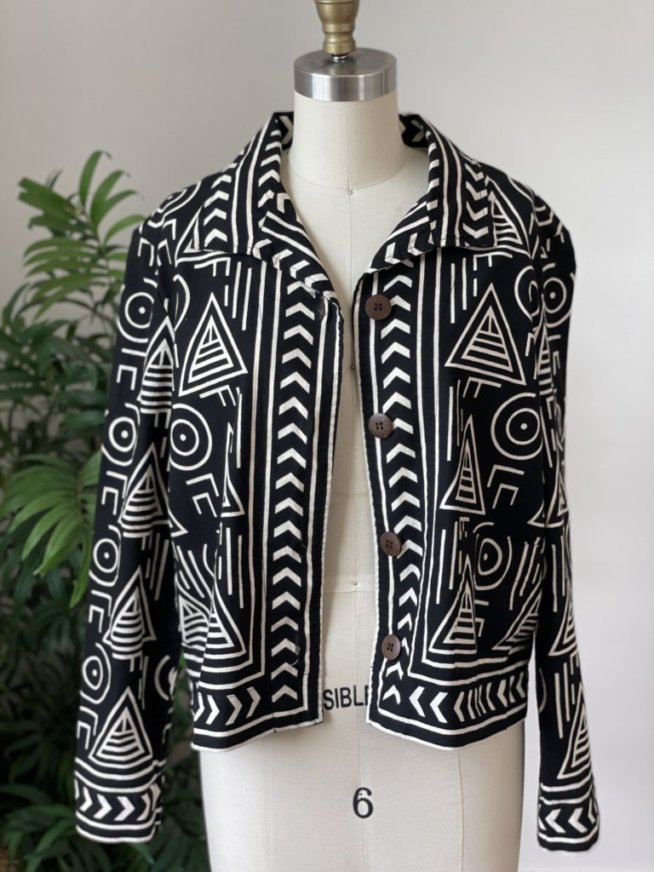 90s Chico's Tribal Jacket (Small/Medium)