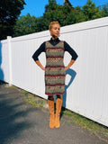 90s Kathie Lee Collection Tribal Dress (Size 10)