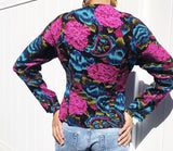 90s Passports for Pier 1 Jewel Tone Button Up (M)
