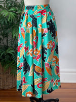 80s Segue Animal Printed Skirt (Size 10)