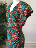 Silk Studio Faux Wrap Dress (Size 6)