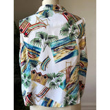 90s Jamaica Bay Nautical Beach Tank (Large)