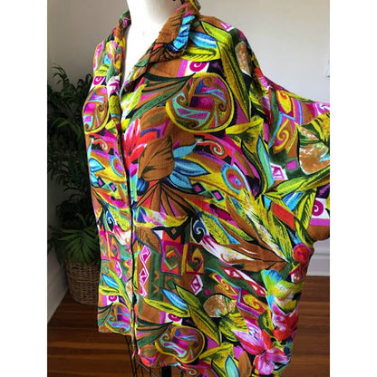 Y2K Take Two Abstract Blouse (3X)