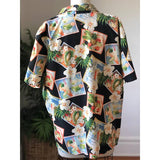 80s Bishop St Apparel Vacation Postcard Top (Men's Medium)