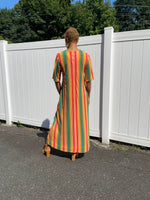 70s Dutches Individually Yours Striped Dress (Medium)